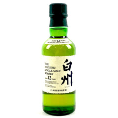 【東京都内限定お届け】 サントリー SUNTORY 白州 12年 シングルモルト 180ml 国産ウイスキー 【古酒】