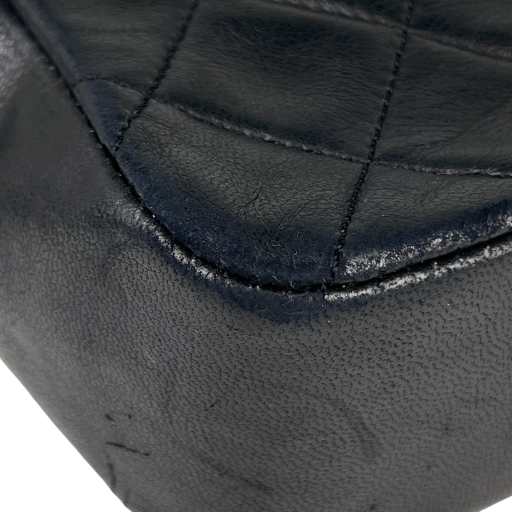 シャネル ココマーク チェーン ハンドバッグ マトラッセ ハンドバッグ レザー ブラック レディース 【中古】brbag