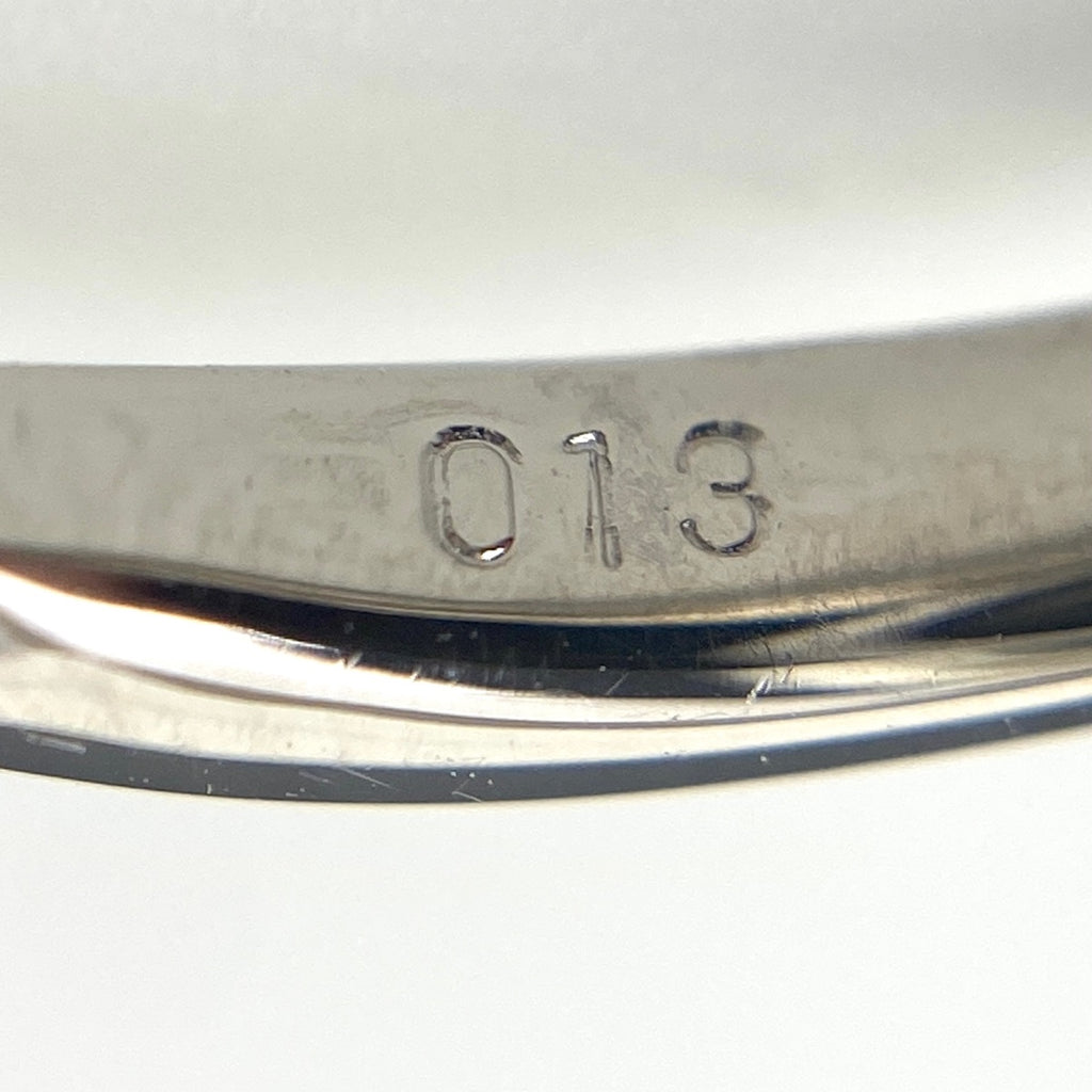 パール デザインリング プラチナ 指輪 真珠 メレダイヤ リング 12号 Pt900 パール ダイヤモンド レディース 【中古】nbjwl