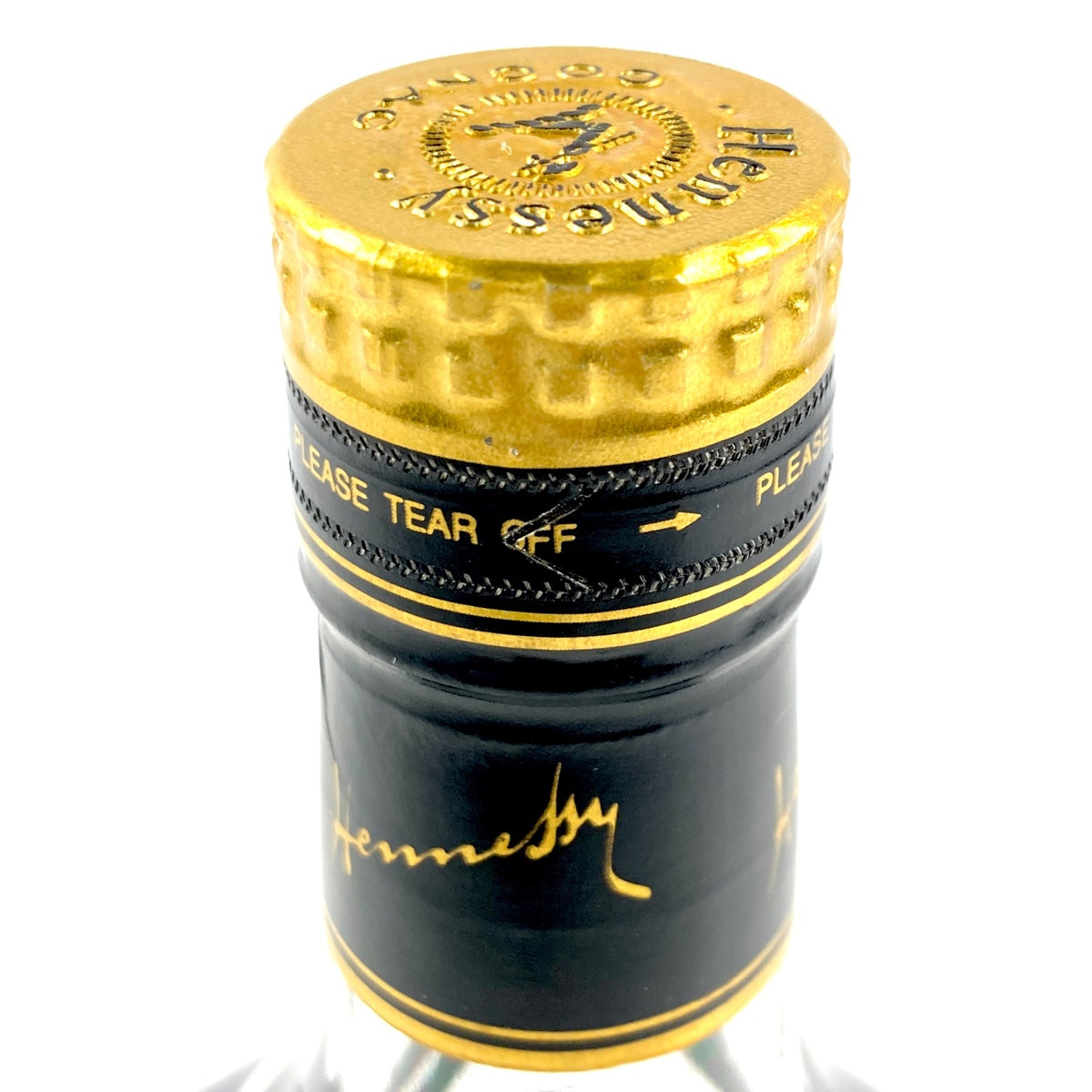 【2025春夏新作】 バイセル公式】ヘネシー Hennessy XO 金キャップ クリアボトル ブランデー