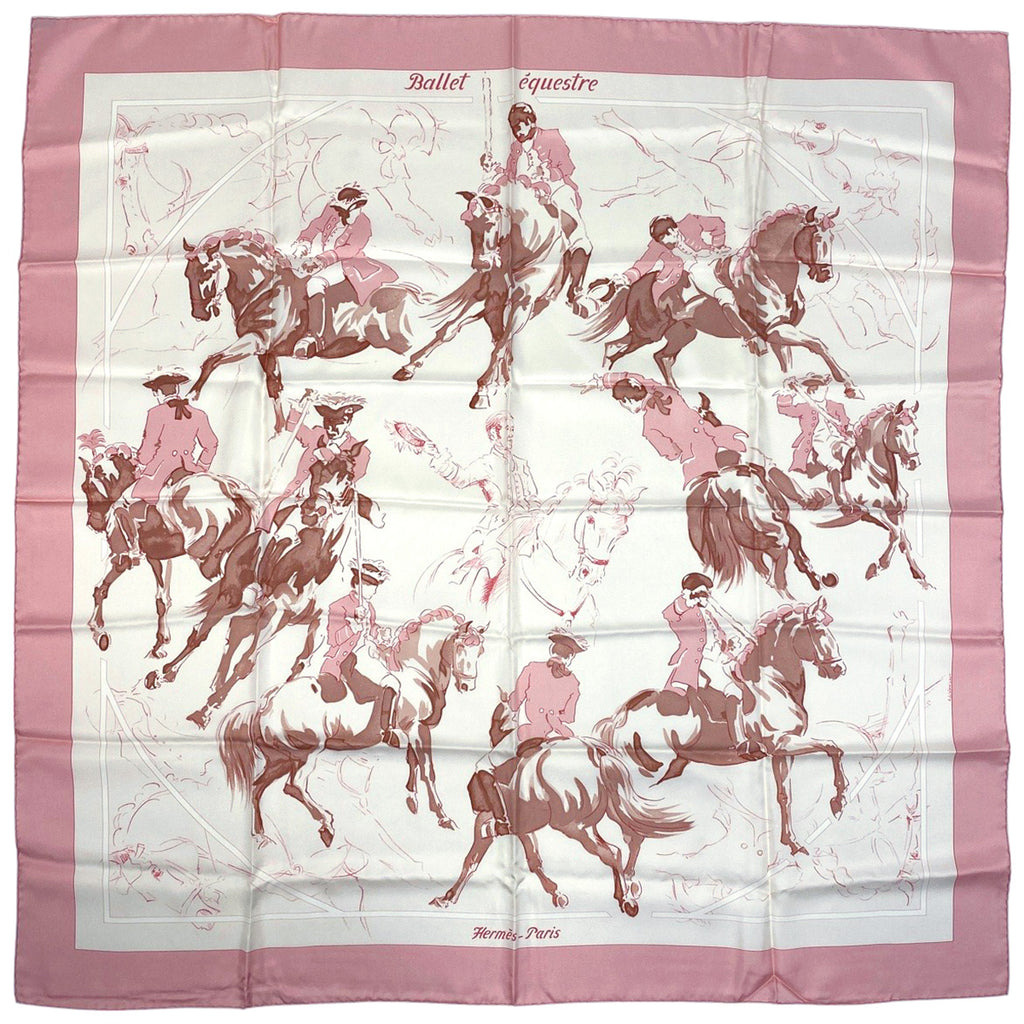 バイセル公式】エルメス カレ 90 Ballet equestre 乗馬のバレエ