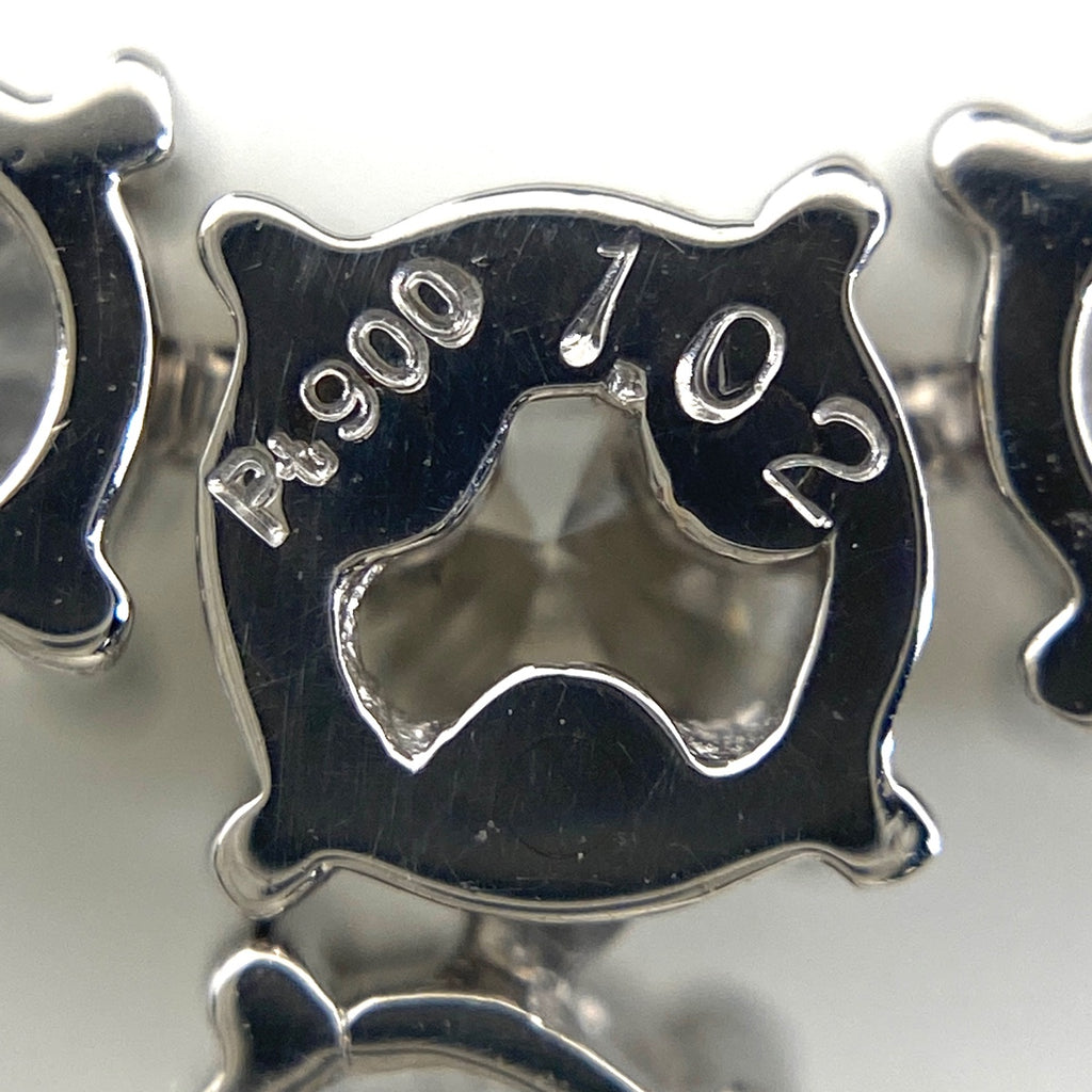 メレダイヤ デザインネックレス プラチナ ペンダント ネックレス Pt900 Pt850 ダイヤモンド レディース 【中古】nbjwl