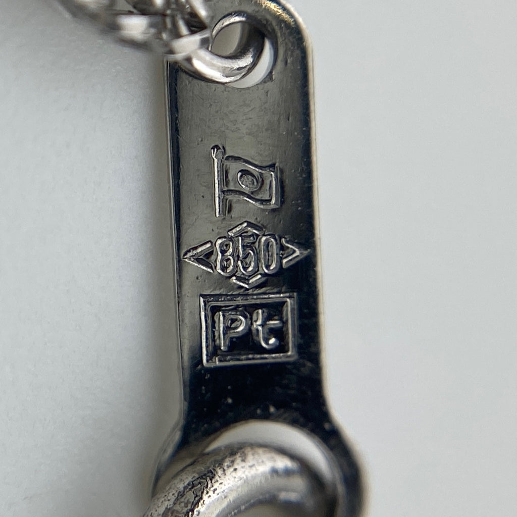 メレダイヤ デザインネックレス プラチナ ペンダント ネックレス Pt900 Pt850 ダイヤモンド レディース 【中古】nbjwl