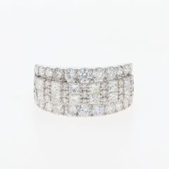 メレダイヤ デザインリング プラチナ 指輪 リング 12号 Pt900 ダイヤモンド レディース 【中古】nbjwl