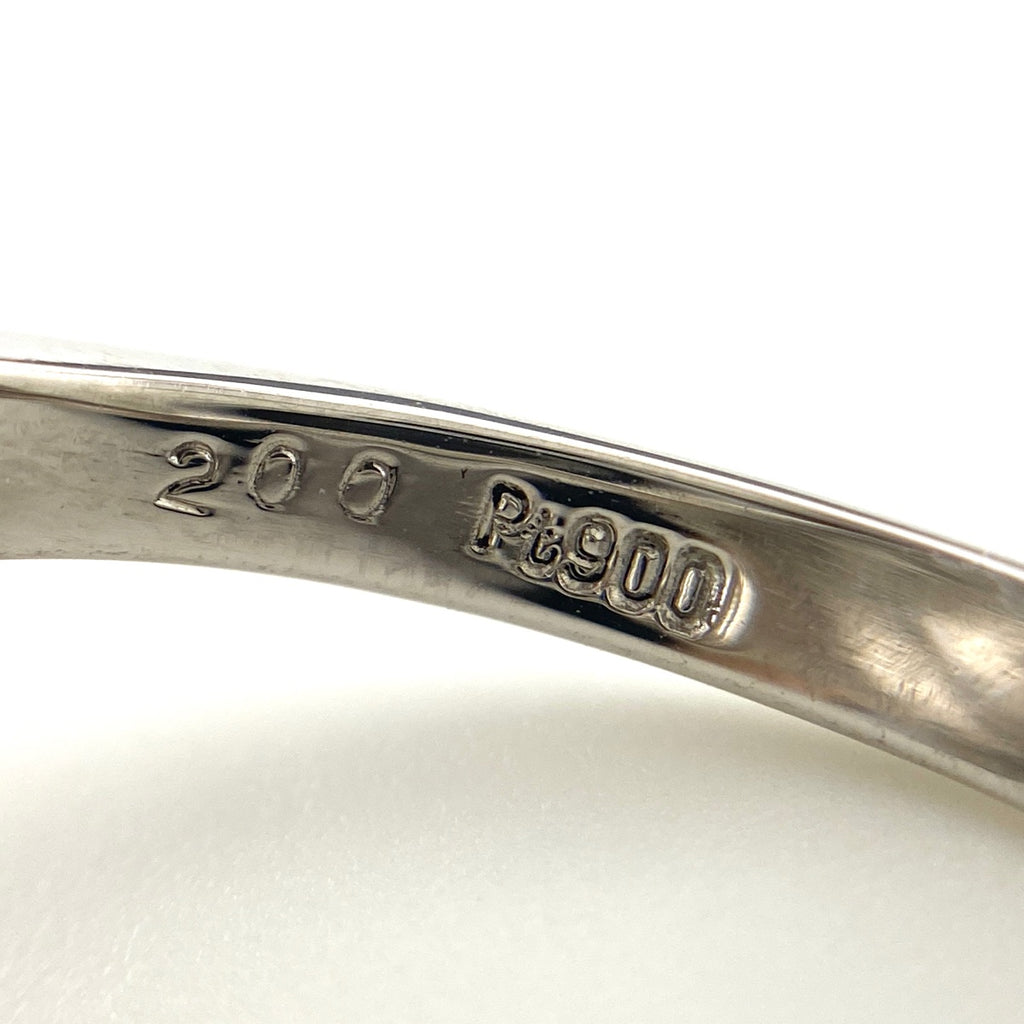メレダイヤ デザインリング プラチナ 指輪 リング 13号 Pt900 ダイヤモンド レディース 【中古】nbjwl