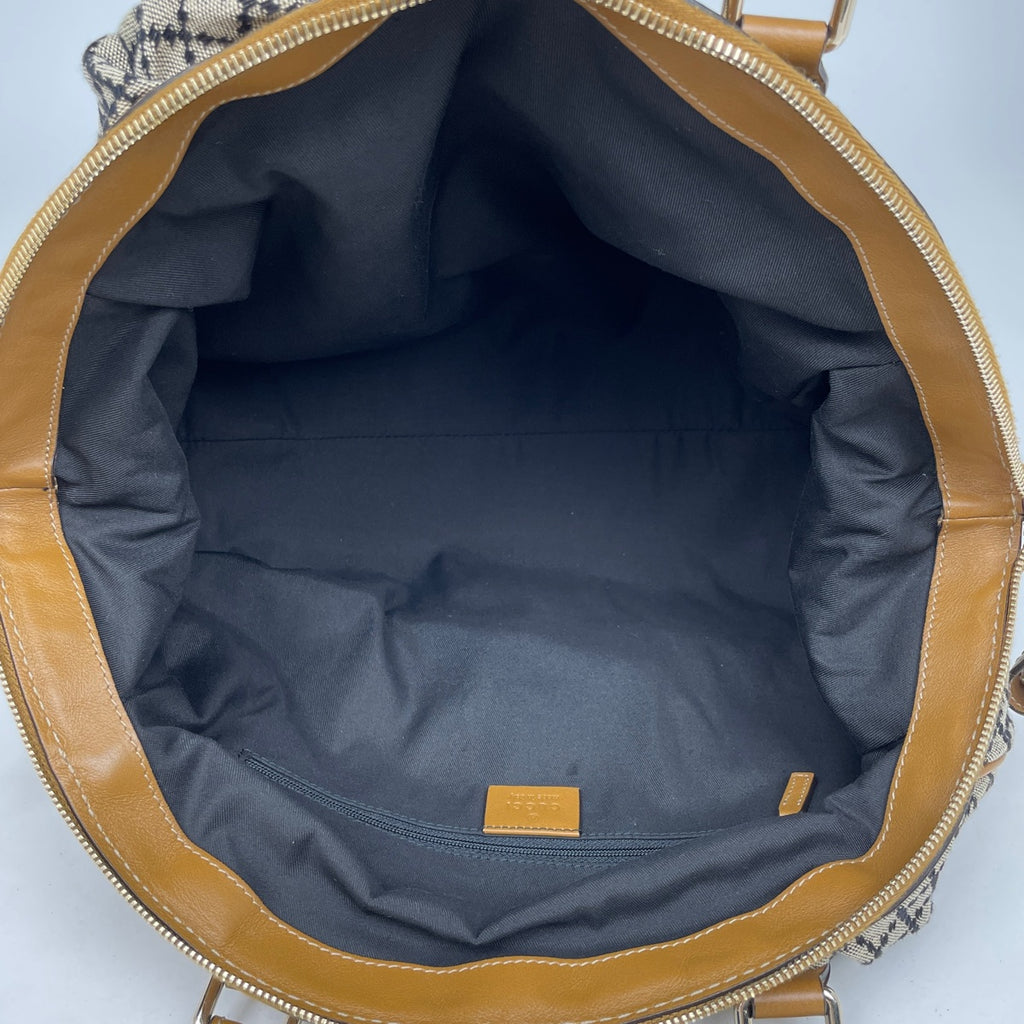 グッチ ディアマンテ スーキー ハンドバッグ 2WAY ショルダーバッグ ハンドバッグ キャンバス ベージュ ブラウン 223974 【中古】