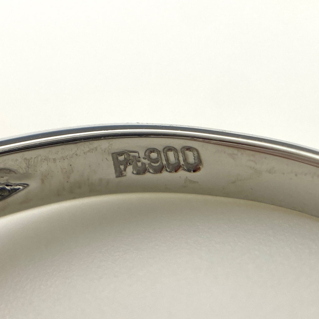 メレダイヤ デザインリング プラチナ 指輪 リング 14号 Pt900 ダイヤモンド レディース 【中古】nbjwl