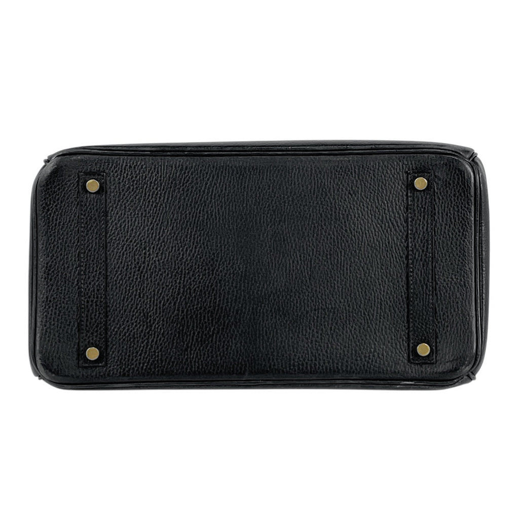 エルメス バーキン 35 手提げ ハンドバッグ アルデンヌ ブラック □C レディース 【中古】brbag