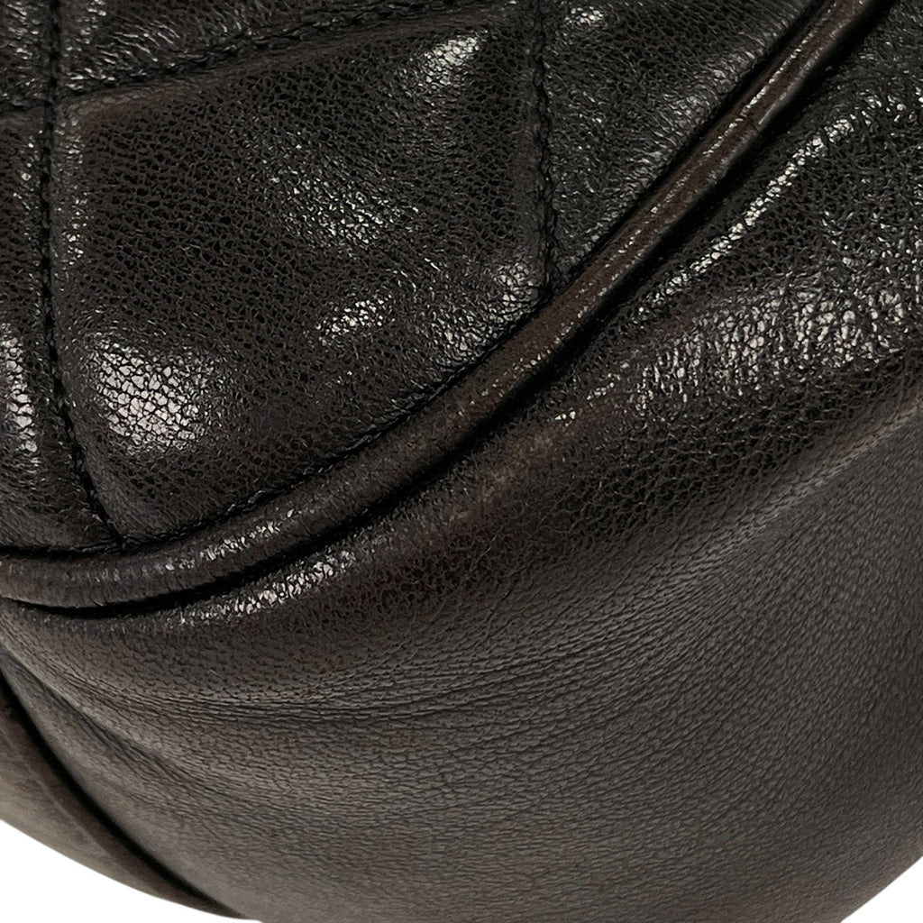 シャネル ココマーク ショルダーバッグ 斜め掛け ショルダーバッグ レザー ブラック レディース 【中古】 brbag