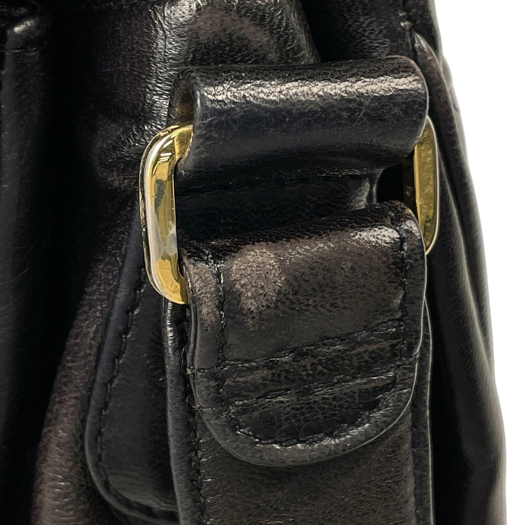 シャネル ココマーク ショルダーバッグ 斜め掛け ショルダーバッグ レザー ブラック レディース 【中古】 brbag