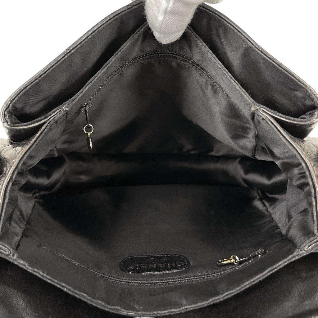 シャネル ココマーク ショルダーバッグ 斜め掛け ショルダーバッグ レザー ブラック レディース 【中古】 brbag