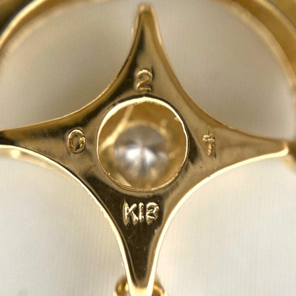 【最終値引き】 メレダイヤ デザインネックレス YG イエローゴールド ペンダント 2WAY ネックレス K18 ダイヤモンド レディース 【中古】nbjwl
