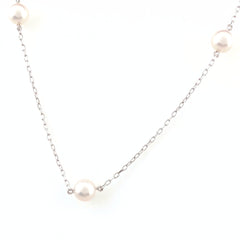 ミキモト パール デザインネックレス 真珠 ネックレス K18 パール レディース 【中古】brjwl