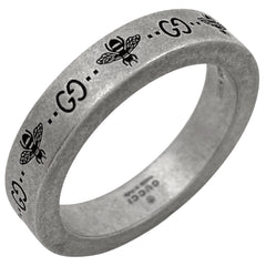 グッチ GG&ビー リング 蜂 BEE リング 11.5 シルバー925 シルバー レディース 【中古】bracc