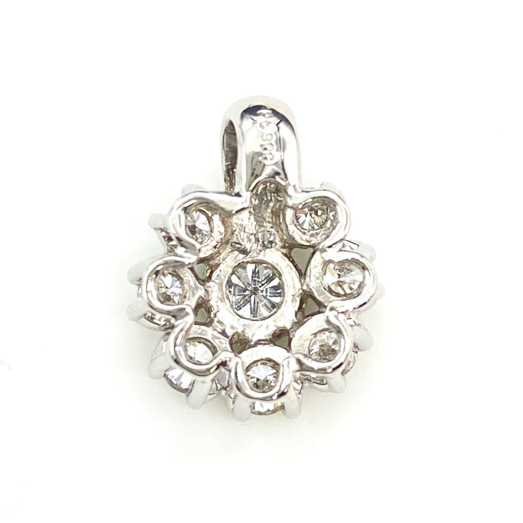 【在庫一掃】 メレダイヤ ペンダントトップ プラチナ ペンダントトップ Pt900 ダイヤモンド レディース 【中古】nbjwl
