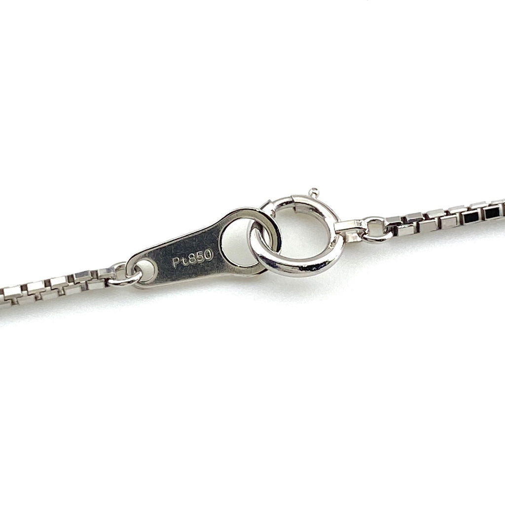 ルビー デザインネックレス プラチナ ペンダント メレダイヤ ダイヤモンド ネックレス Pt900 Pt850 ルビー レディース 【中古】nbjwl