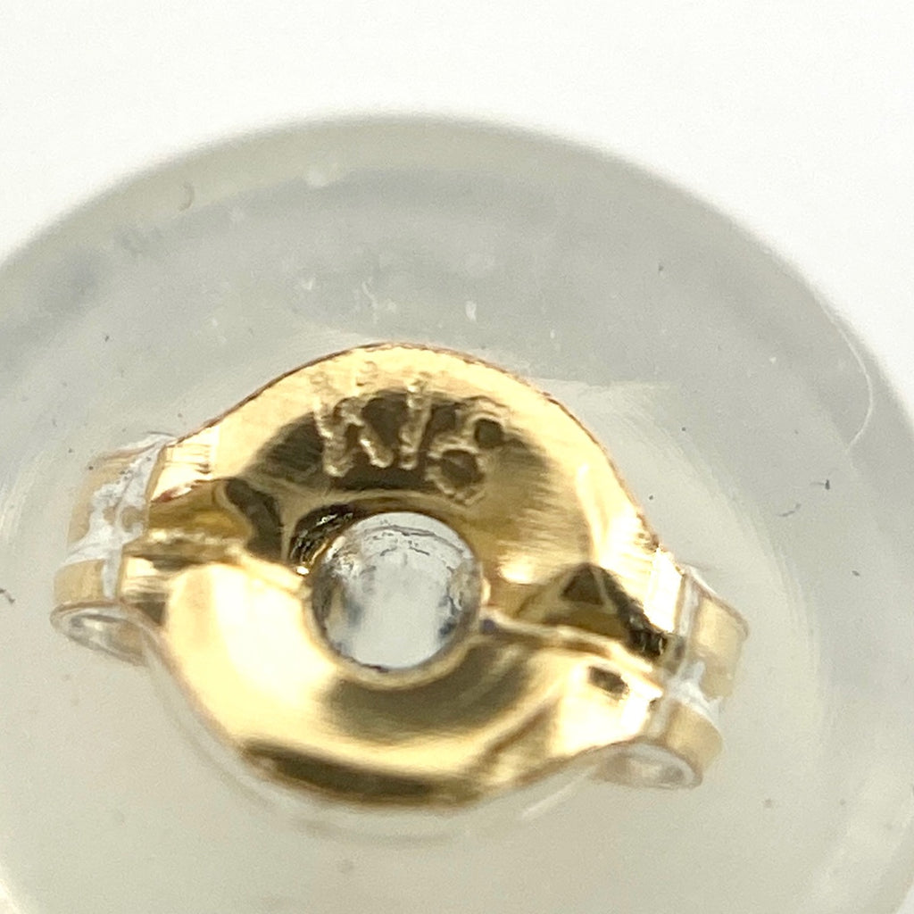 メレダイヤ デザインピアス YG イエローゴールド ピアス K18 ダイヤモンド レディース 【中古】nbjwl