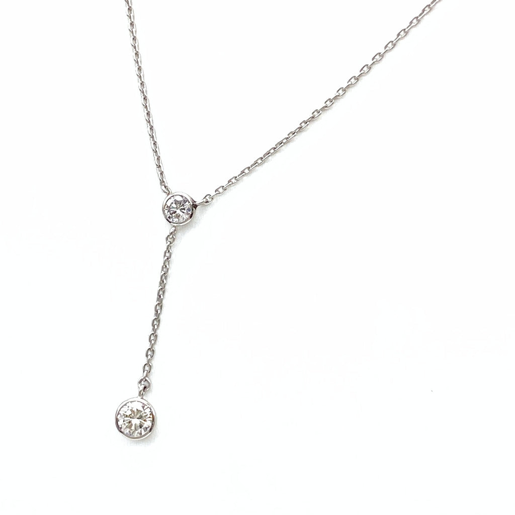 ヴァンドーム青山 メレダイヤ デザインネックレス プラチナ ペンダント ネックレス Pt900 Pt850 ダイヤモンド レディース 【中古】brjwl