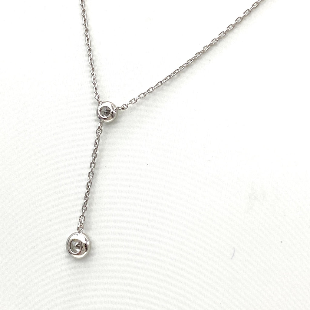 ヴァンドーム青山 メレダイヤ デザインネックレス プラチナ ペンダント ネックレス Pt900 Pt850 ダイヤモンド レディース 【中古】brjwl