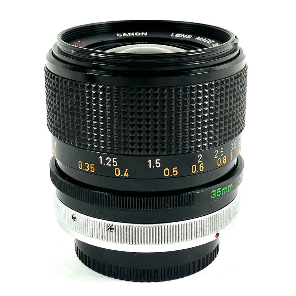 キヤノン Canon FD 35mm F2 S.S.C. 後期（緑A付） 一眼カメラ用レンズ（マニュアルフォーカス） 【中古】cambb