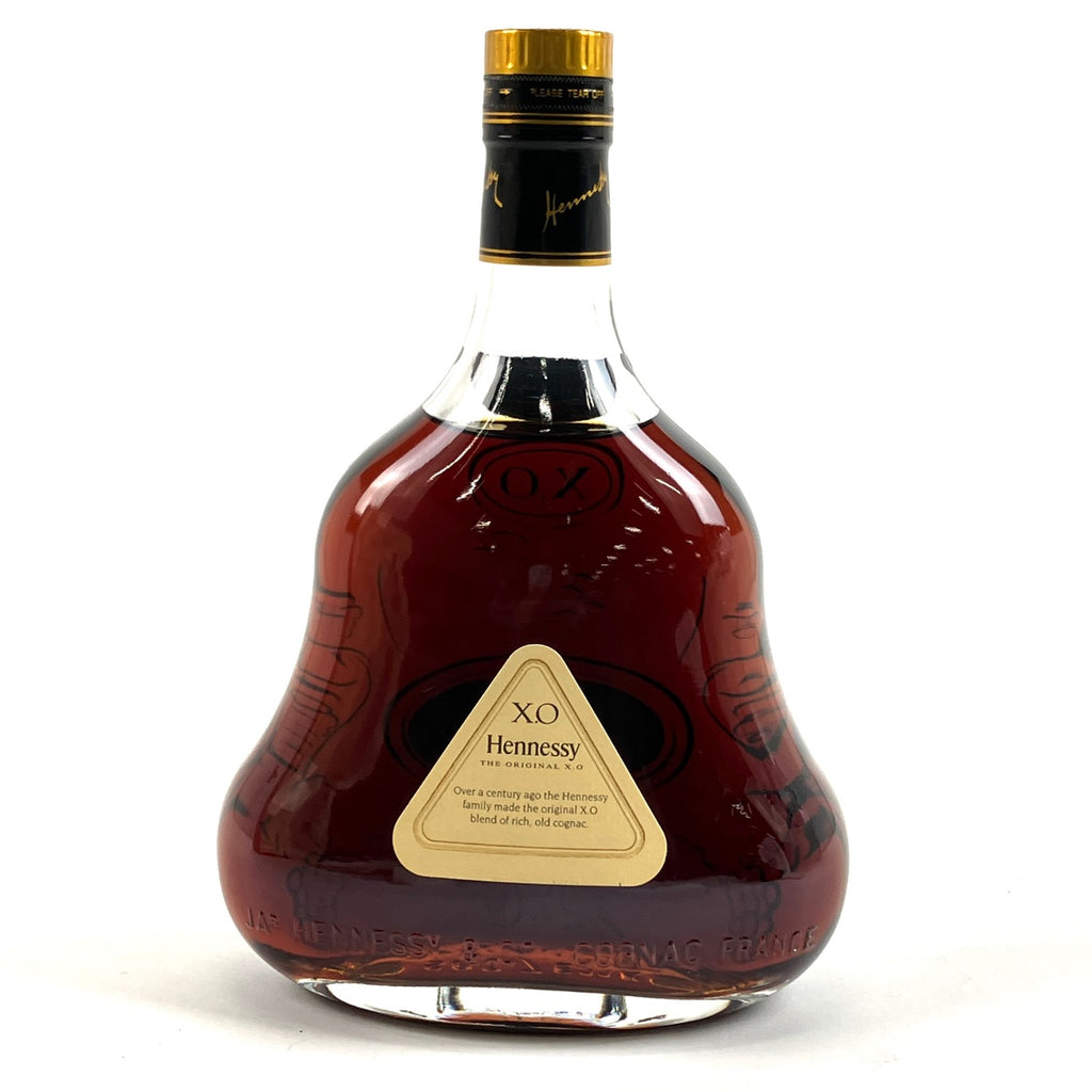 【在庫一掃】 ヘネシー Hennessy XO 金キャップ クリアボトル オン ザ ロックス 700ml ブランデー コニャック 【古酒】 liqbb