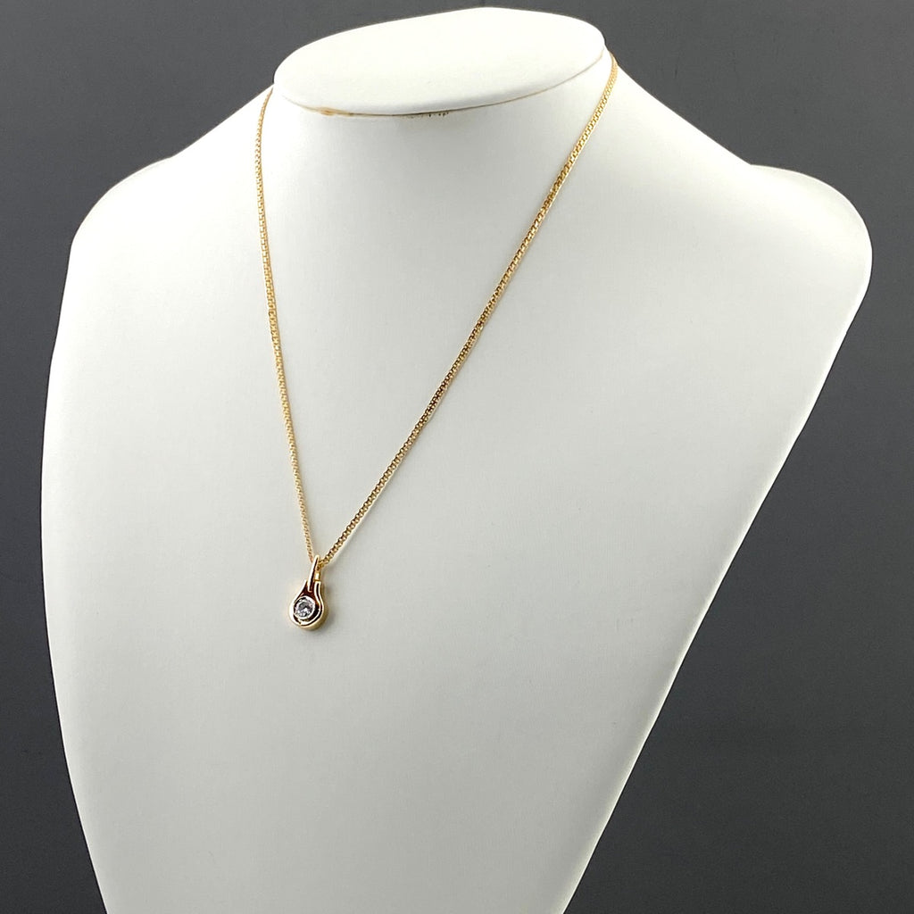 【在庫一掃】 ダイヤモンド デザインネックレス プラチナ YG イエローゴールド ペンダント ネックレス Pt900 K18 ダイヤモンド レディース 【中古】nbjwl