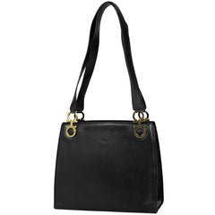 サルヴァトーレフェラガモ ガンチーニ ショルダーバッグ トートバッグ ショルダーバッグ レザー ブラック 4189 レディース 【中古】 brbag