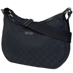 グッチ GG柄 ショルダーバッグ 斜め掛け ショルダーバッグ GGキャンバス ブラック 122790 レディース 【中古】 brbag