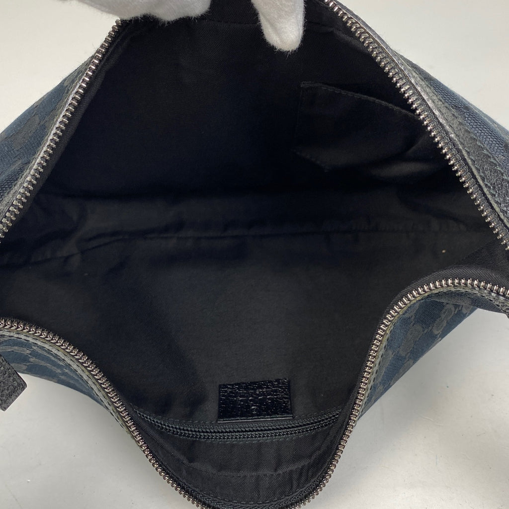 グッチ GG柄 ショルダーバッグ 斜め掛け ショルダーバッグ GGキャンバス ブラック 122790 レディース 【中古】 brbag