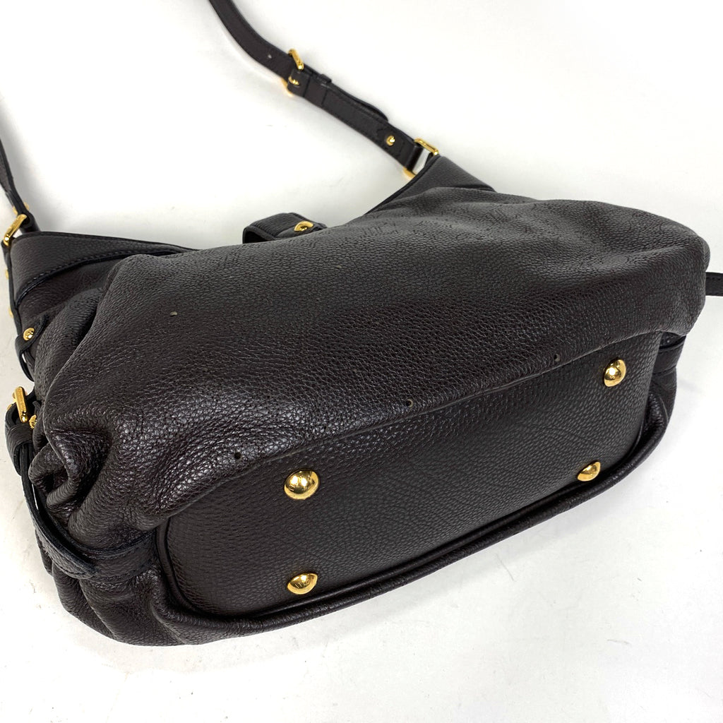 ルイ・ヴィトン XS パンチング ショルダーバッグ モノグラムマヒナ ショコラ M95972 レディース 【中古】 brbag