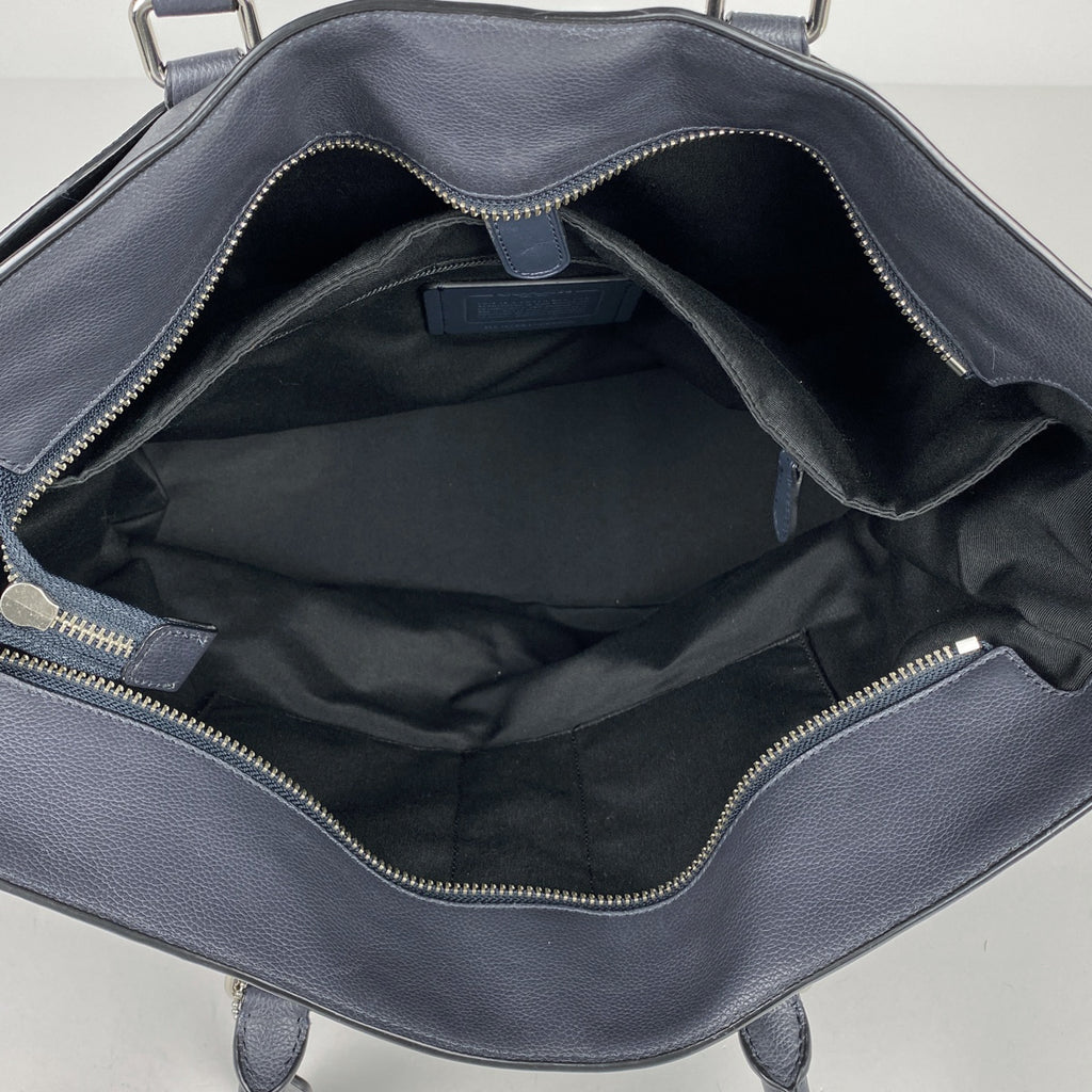 コーチ ベケット トートバッグ ロゴ 2WAY ショルダーバッグ トートバッグ レザー ネイビー F68944 メンズ 【中古】 brbag