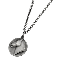 ジョージジェンセン ホースモチーフ ラウンド ネックレス 馬  ネックレス シルバー925 シルバー レディース 【中古】 
 ラッピング可