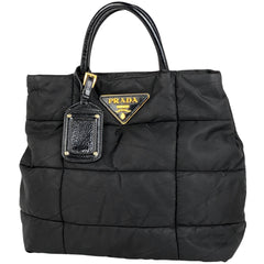 プラダ ロゴプレート ハンドバッグ 2WAY ショルダーバッグ ハンドバッグ ナイロン ネロ(ブラック) BN1596 レディース 【中古】 brbag
