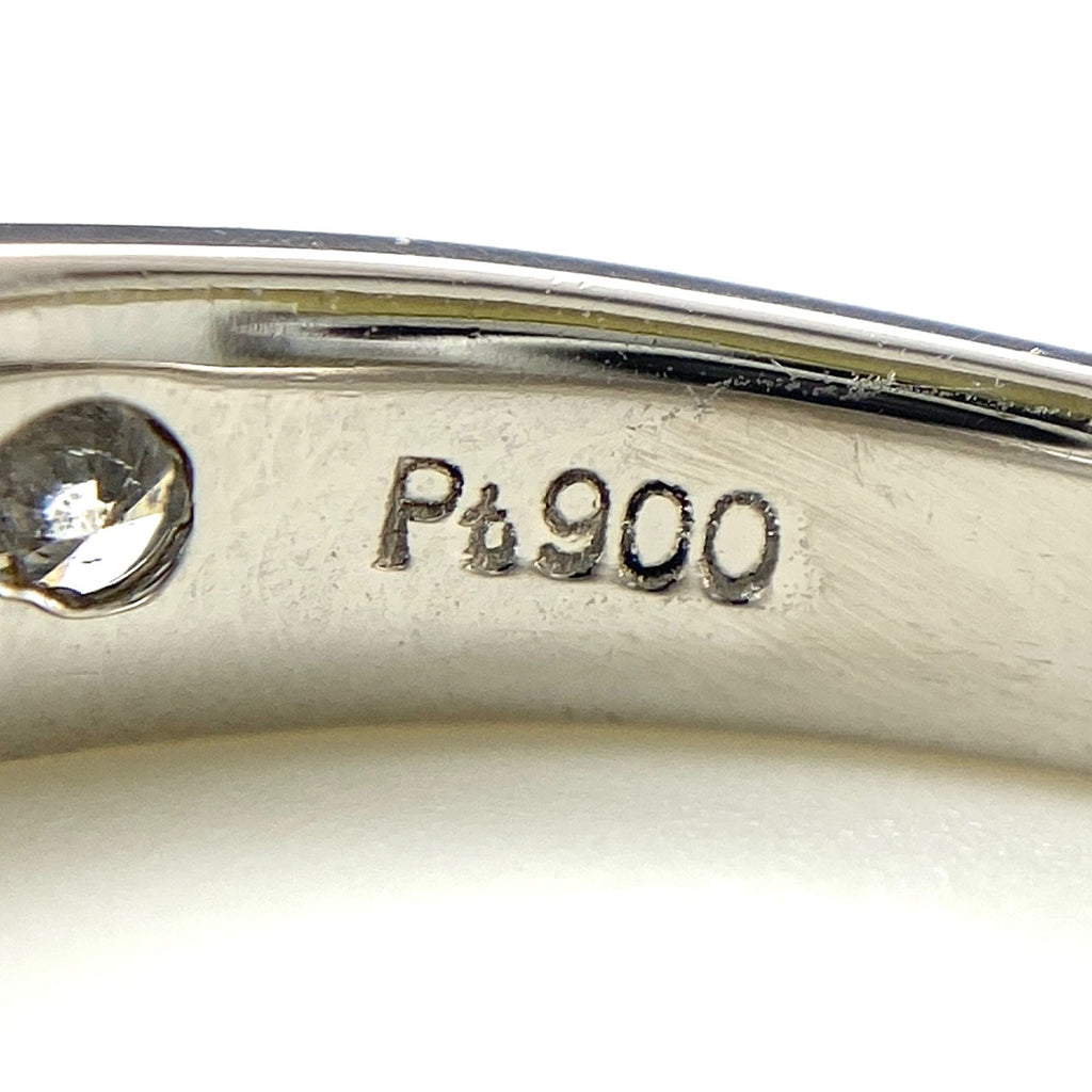 メレダイヤ デザインリング プラチナ 指輪 リング 11.5号 Pt900 ダイヤモンド レディース 【中古】nbjwl