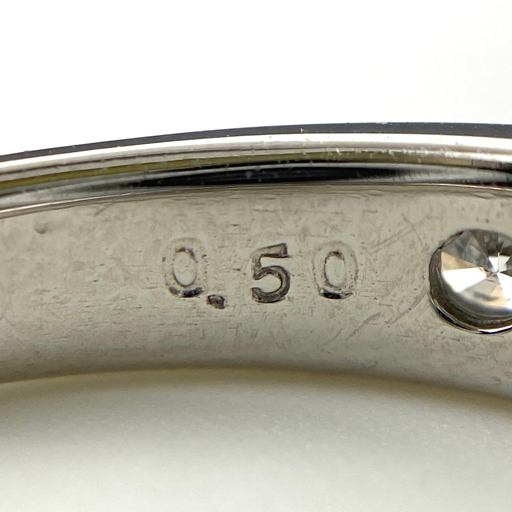 メレダイヤ デザインリング プラチナ 指輪 リング 11.5号 Pt900 ダイヤモンド レディース 【中古】nbjwl
