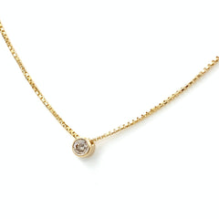 ダイヤモンド デザインネックレス YG イエローゴールド ペンダント ネックレス K18 ダイヤモンド レディース 【中古】nbjwl