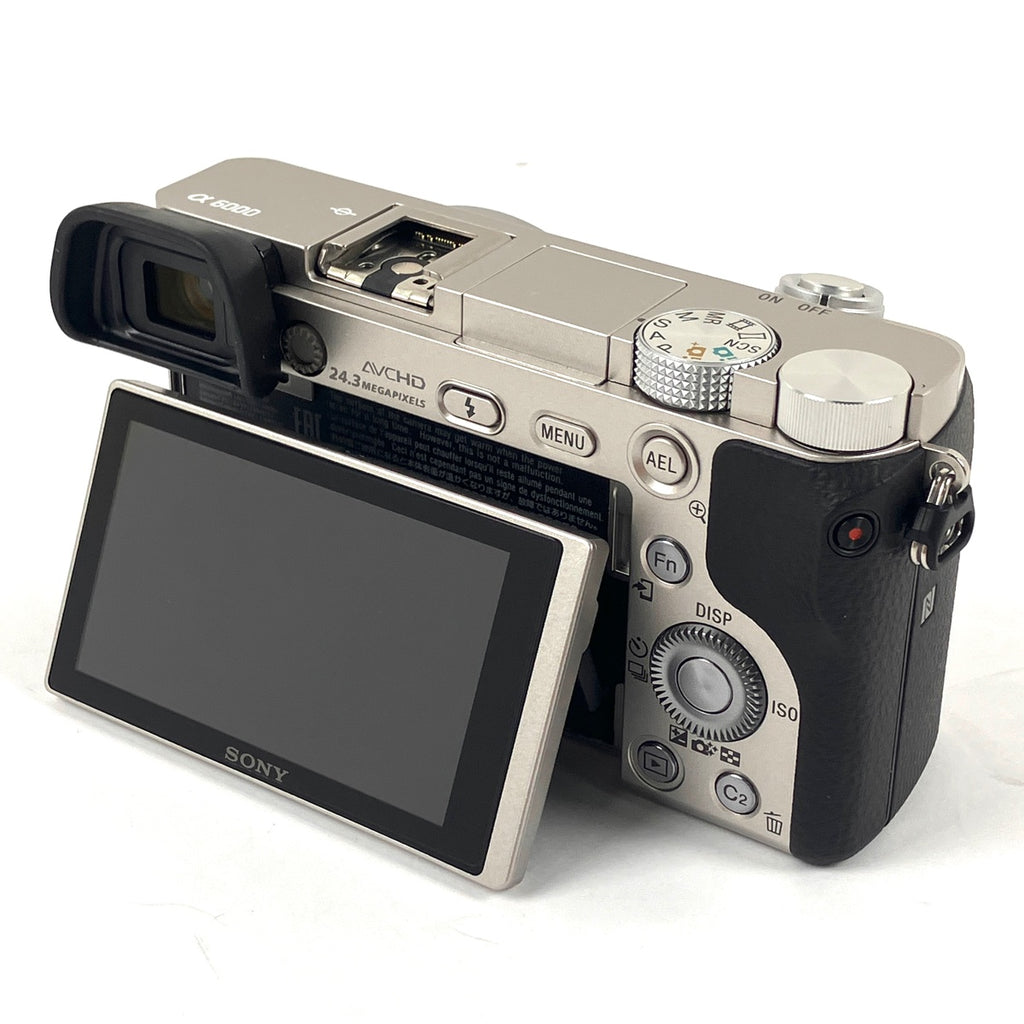 ソニー SONY α6000 ILCE-6000 S シルバー + E 30mm F3.5 Macro SEL30M35 デジタル ミラーレス 一眼カメラ 【中古】