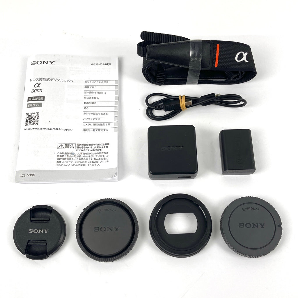 ソニー SONY α6000 ILCE-6000 S シルバー + E 30mm F3.5 Macro SEL30M35 デジタル ミラーレス 一眼カメラ 【中古】