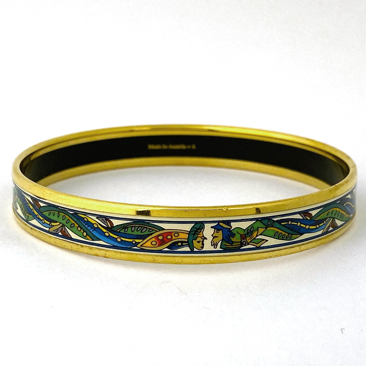 希少 エルメス バングル HERMES - 希少廃盤HERMESエルメスIOTAレザーバングル新品未使用