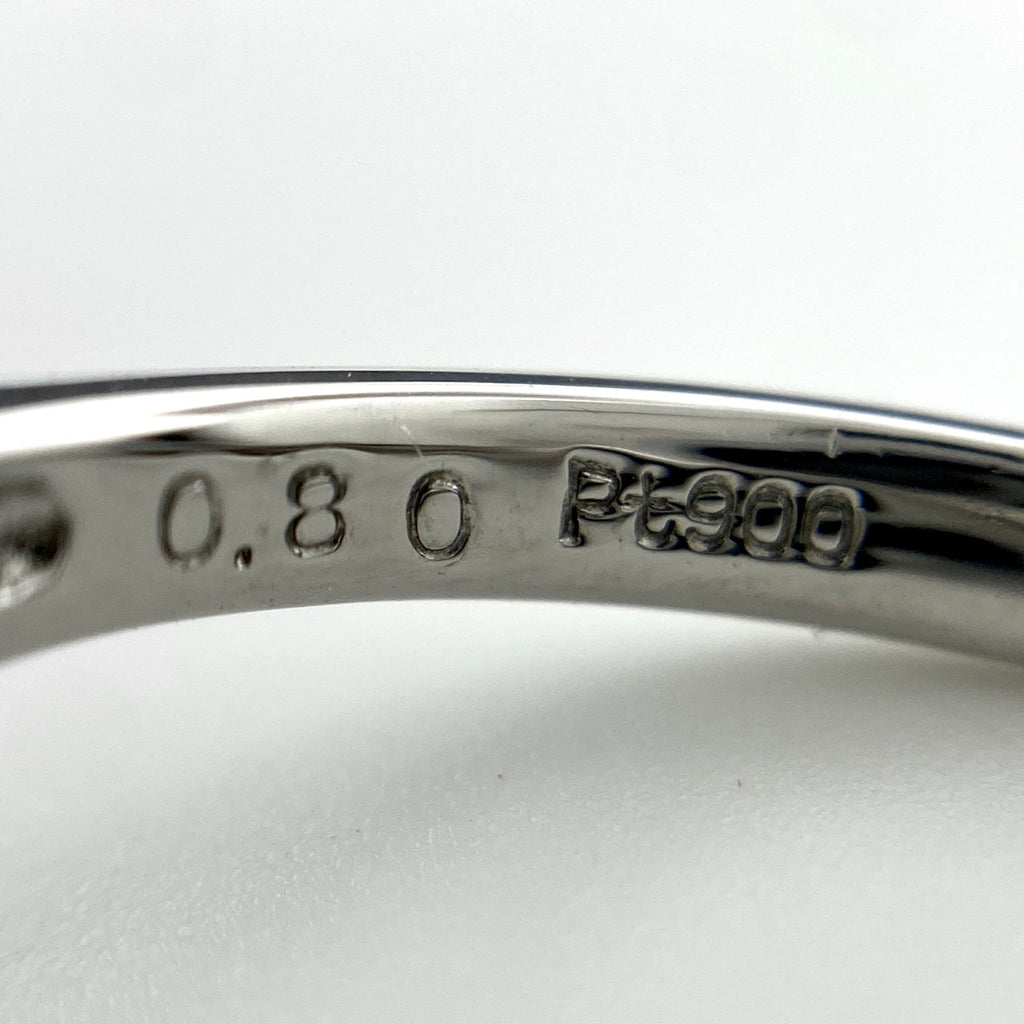 メレダイヤ デザインリング プラチナ 指輪 リング 11号 Pt900 ダイヤモンド レディース 【中古】nbjwl