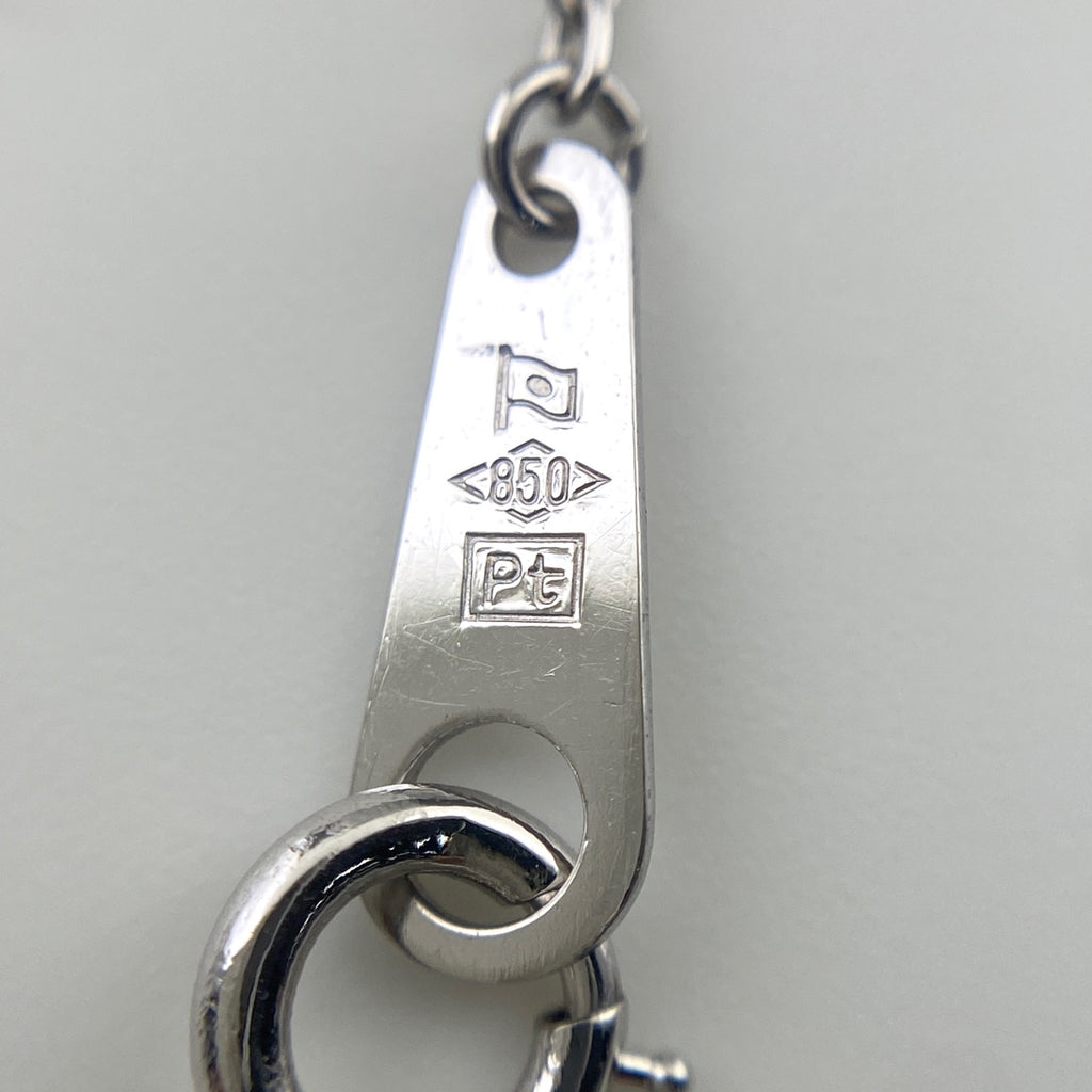 メレダイヤ デザインネックレス プラチナ ペンダント ネックレス Pt850 ダイヤモンド レディース 【中古】nbjwl