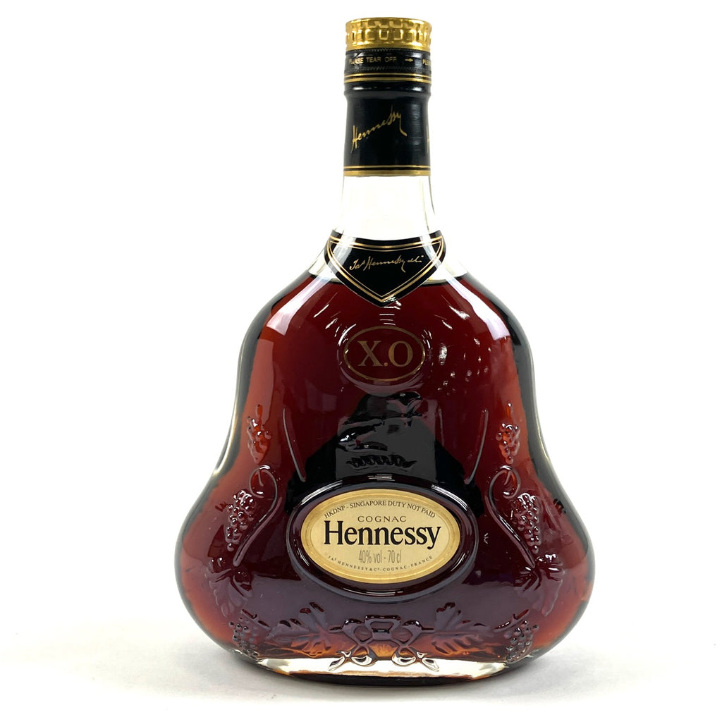 ヘネシー Hennessy XO 金キャップ クリアボトル 700ml ブランデー コニャック 【古酒】