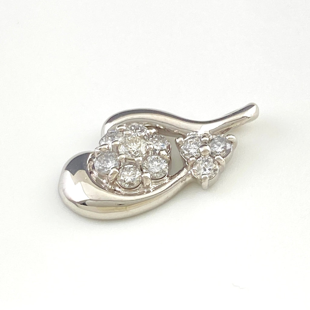 メレダイヤ ペンダントトップ プラチナ ペンダントトップ Pt900 ダイヤモンド レディース 【中古】nbjwl