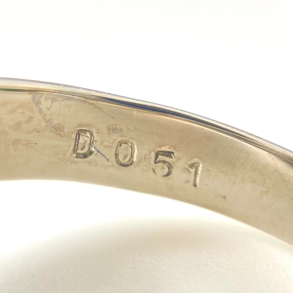 PT900 ヒスイ リング プラチナ 11.5号 ダイヤモンド 0.51CT レディース 中古 nbjwl