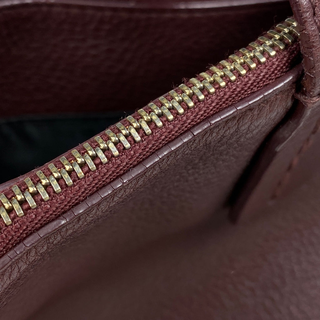 ブルガリ ロゴ トートバッグ ハンドバッグ トートバッグ レザー ブラウン レディース 【中古】brbag