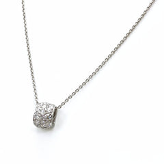 ミキモト メレダイヤ デザインネックレス ペンダント ネックレス K18 ダイヤモンド レディース 【中古】brjwl