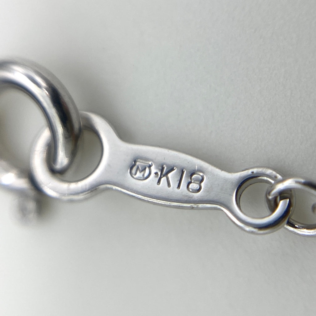 ミキモト メレダイヤ デザインネックレス ペンダント ネックレス K18 ダイヤモンド レディース 【中古】brjwl