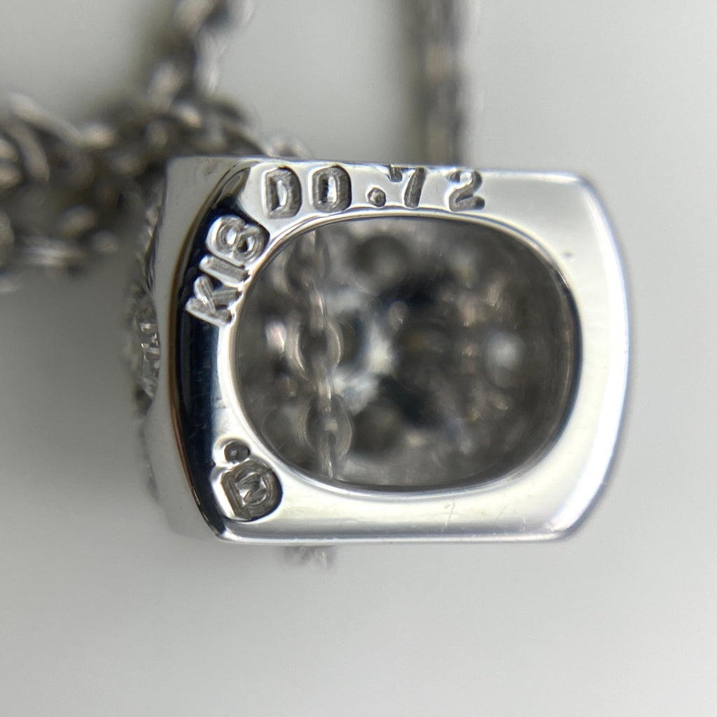 ミキモト メレダイヤ デザインネックレス ペンダント ネックレス K18 ダイヤモンド レディース 【中古】brjwl