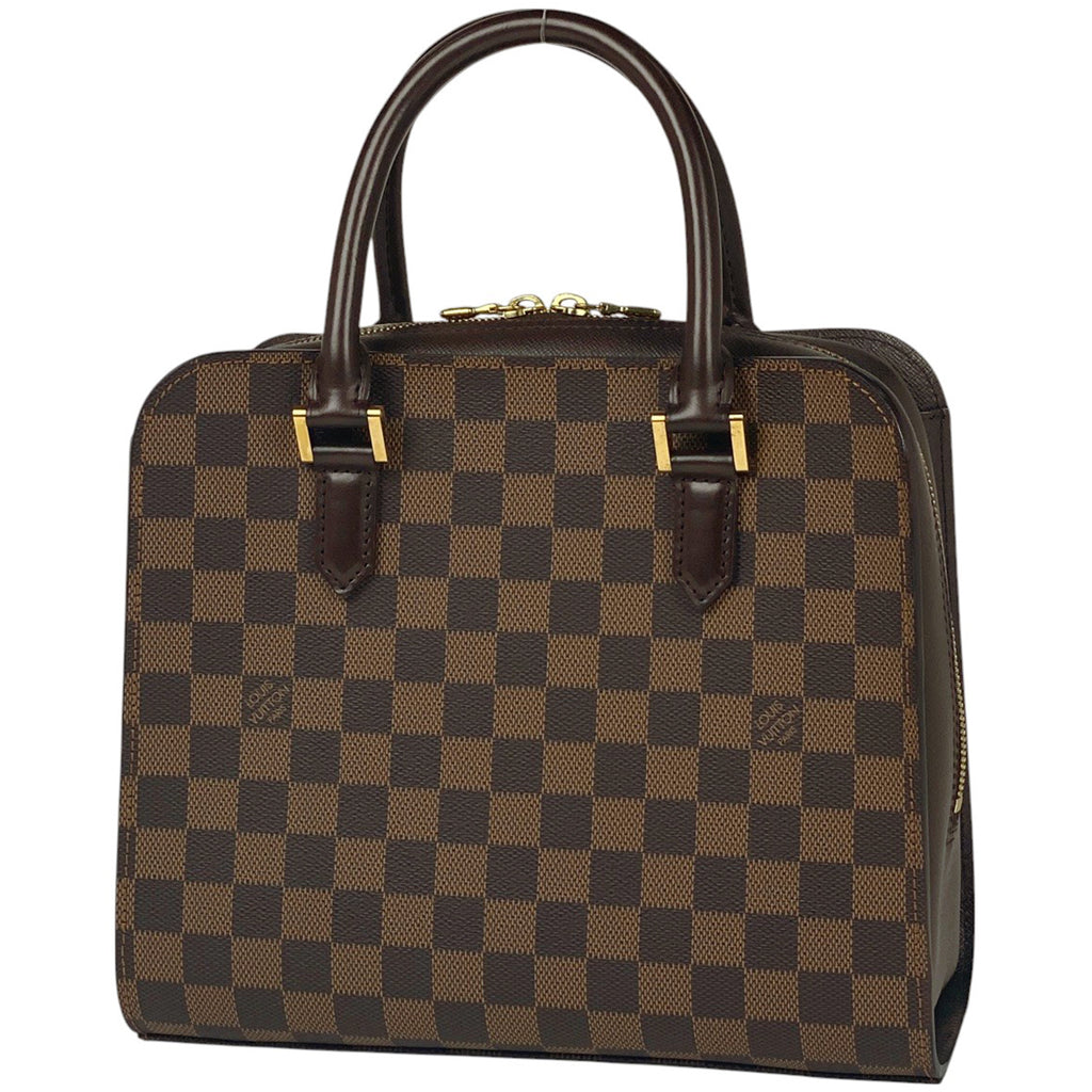 ルイ・ヴィトン トリアナ 手提げ ハンドバッグ ダミエ ブラウン N51155 レディース 【中古】brbag