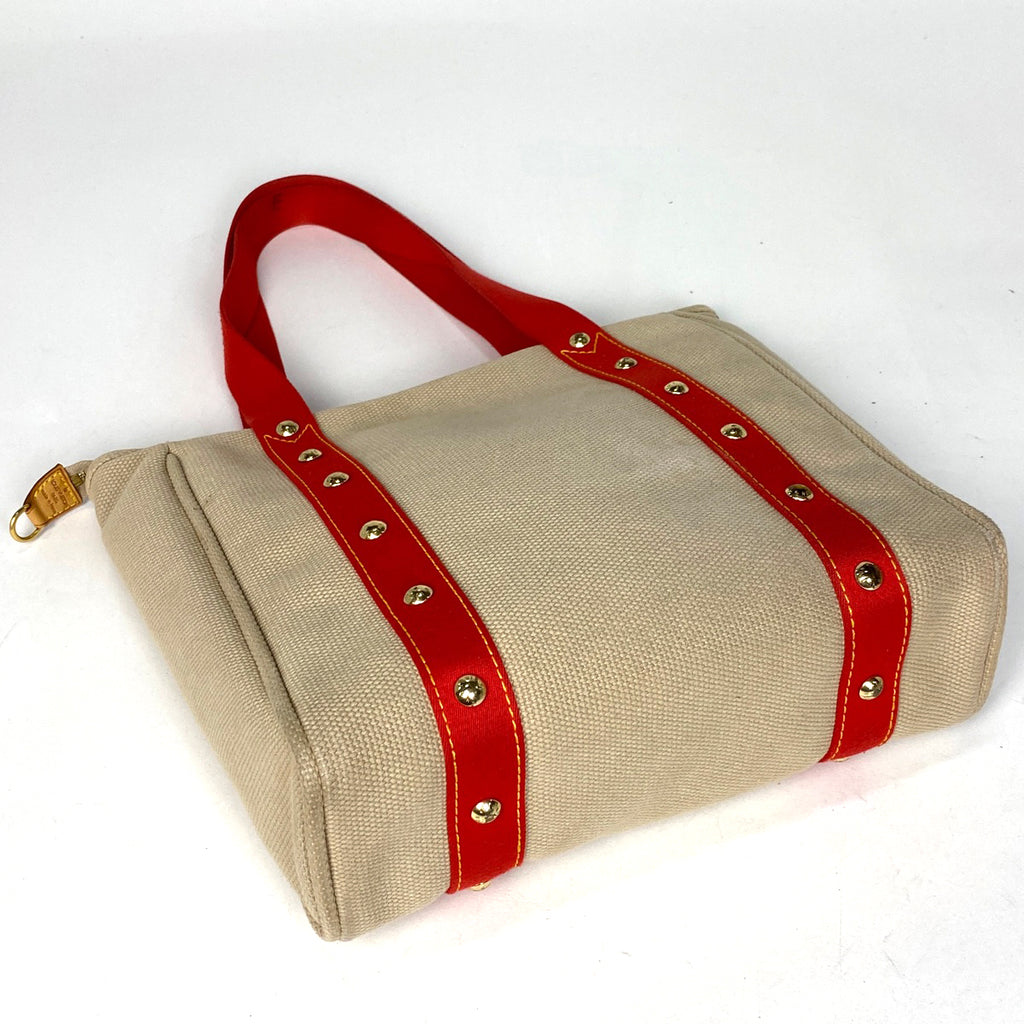 ルイ・ヴィトン カバ MM ハンドバッグ トートバッグ アンティグア ベージュ M40035 レディース 【中古】brbag
